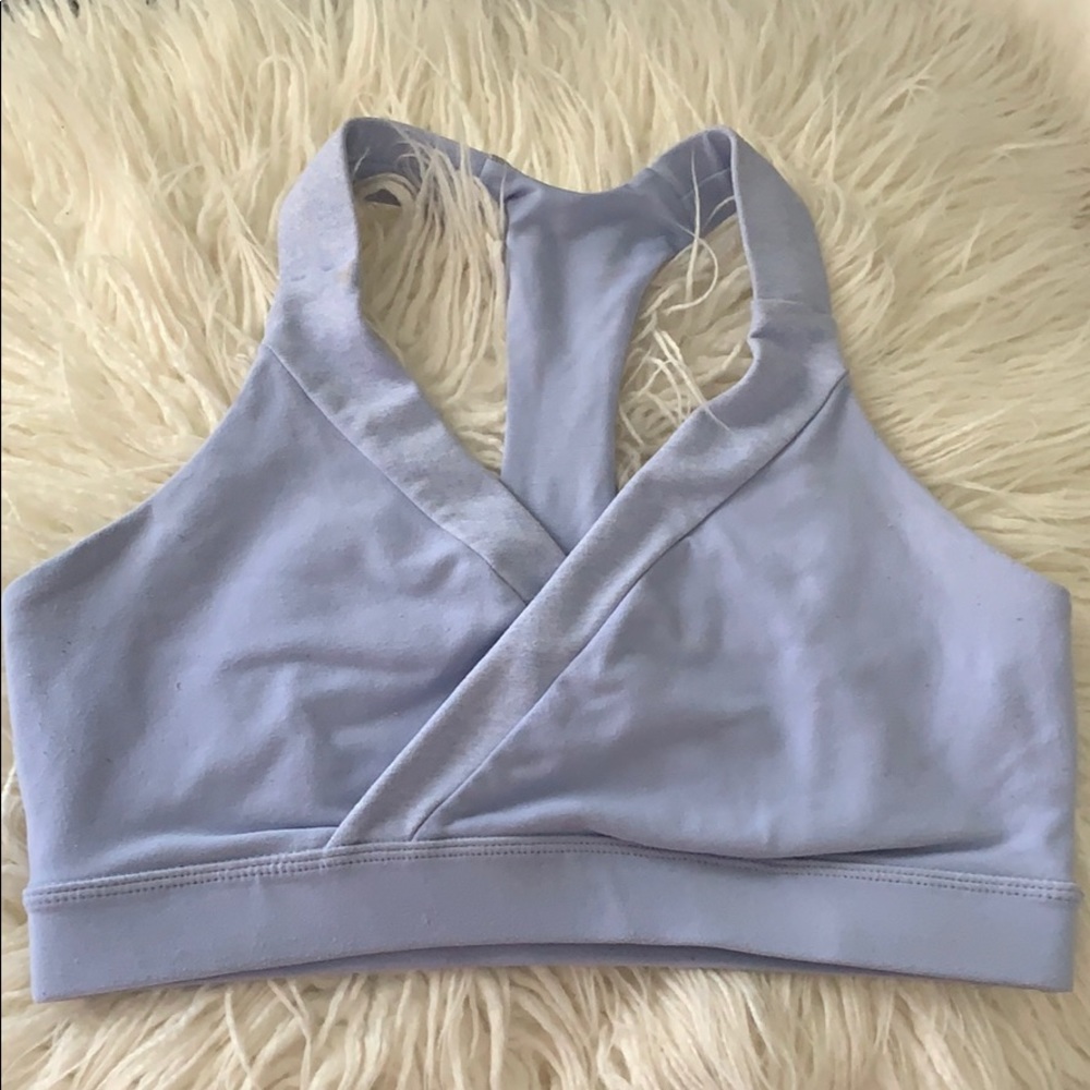 Lululemon powder blue sports bra
